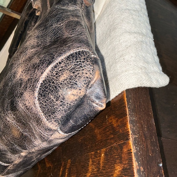 NWT Bed Stu Leather Greenway Handbag Crossbody Bag Black Lux MSRP $265 - Picture 12 of 15